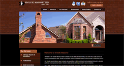 Desktop Screenshot of krolickimasonry.com
